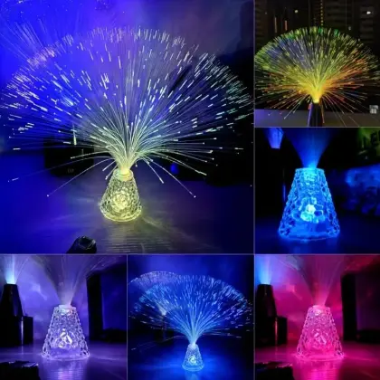 Factory Supply Color Changing Battery Operated LED Fiber Optic Lights