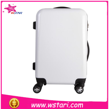 High Quality PU Material Pink Color Three pcs Set 19"23"26" Trolley luggage