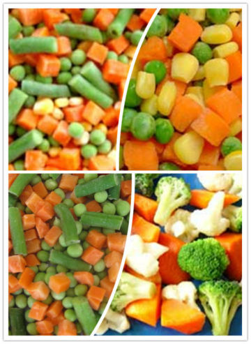 2/3/4 way IQF blended vegetables