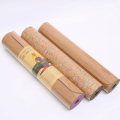 Natural Rubber Cork Yoga Mat Anti Slip anpassad