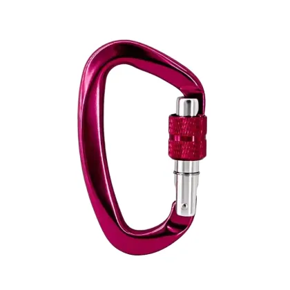 Q&C 7075 Aviation Aluminum D-Type Carabiner Climbing Hook