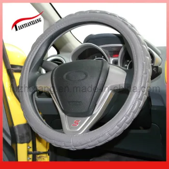 New Designed High Quality Factory Sew Steering Wheel Cover (F-3)