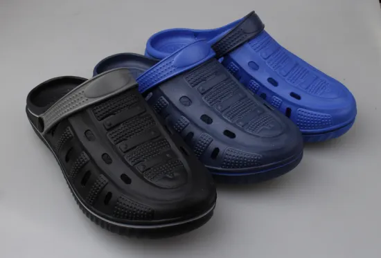 Stylish summer dark color Men eva clog slippers