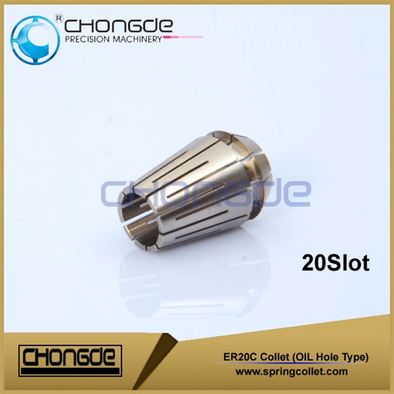 High accuracy ER20C oil type collet