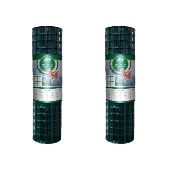 Custom 75x50mm Green PVC Coated Welded Wire Mesh Fencing and Plastic Coated Wire Mesh Solutions
