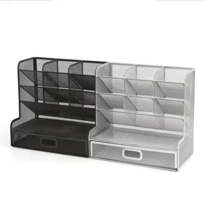 Metal stationery storage rack marker pen storage rack