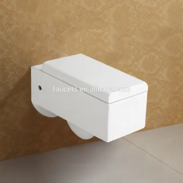 Square Wall Hung Ceramic Bathroom Water Closet