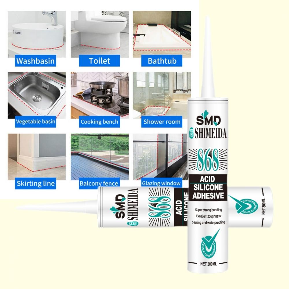 SMD868 Acetic Silicon Dichtmittel wasserdichtes Silikondichtmittel