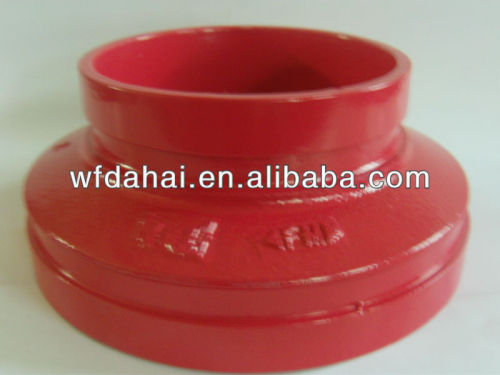 FM Approved Ductile Iron Grooved Fittings DN50 Reducer