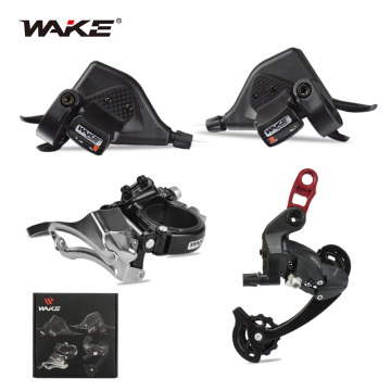 Bicycle deraileur set 24/27/30 SHIFTERS SPEEF MTB Alluminio trasmissione Wake Bike Derailleur