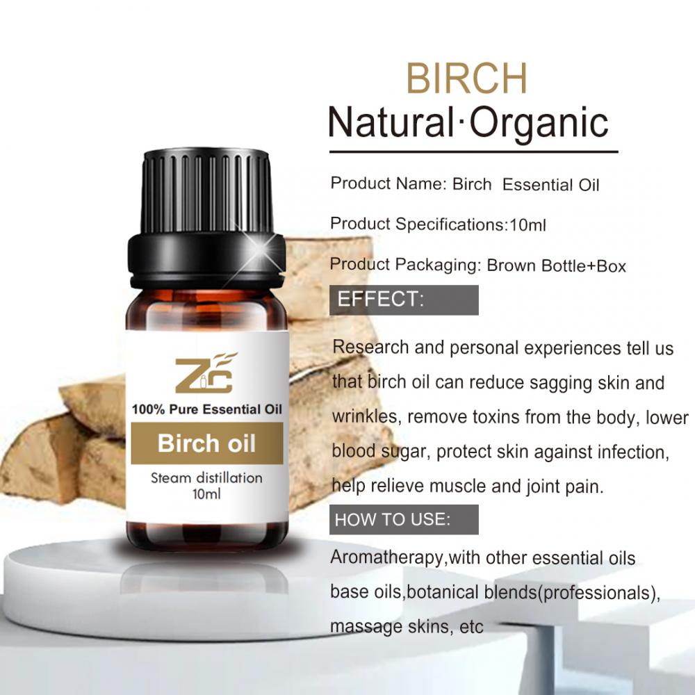 Birch Essential Oil for cosmetics