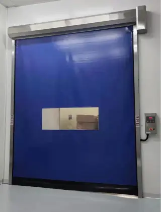 High-Speed Rapid Roller Shutter Door with Clear View