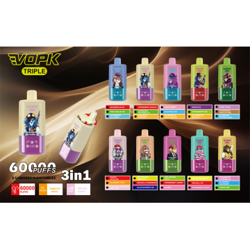 VOPK Vape Triple Flavors 60000 Puffs Slovakia Wholesale