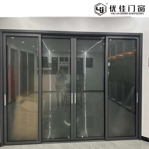 Puerta corrediza de aluminio para patio