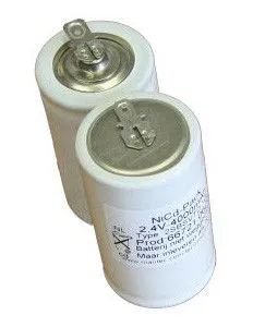 High Energy 4000mah Nicd Battery Packs 2.4v En60598-2-22 For Annunciator