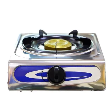 Household One Burner Gas Cookers Stove Durable Kitchenware Tempered Glass Gas Cooker Stove