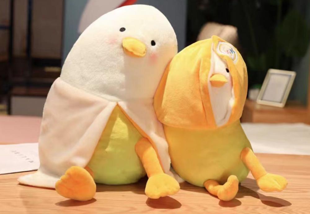 Banana duck stuffed animal