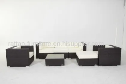 Outdoor Garden Rattan Furniture Living Room Sofa 