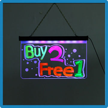 World best selling products portable restaurant led sign board