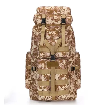 75L Camouflage Hiking Tactical Camping Backpack