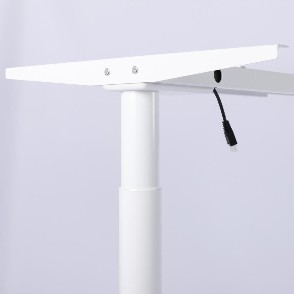 L Shaped Office Standing Desk With Adjustable Height