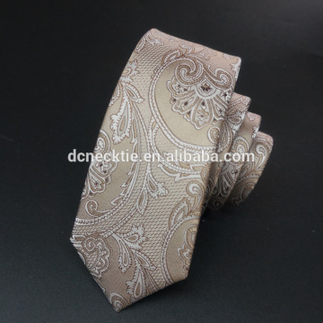 jacquard woven paisley silk necktie