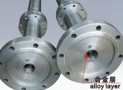 Bimetallic Screw Barrel for Plastic Extruders