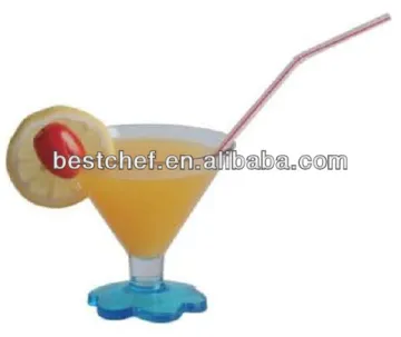 plastic AS red blue color Ice cream cup beverage cup