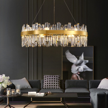 Candeleras LED de lujo modernas y luces colgantes para interiores de hoteles contemporáneos