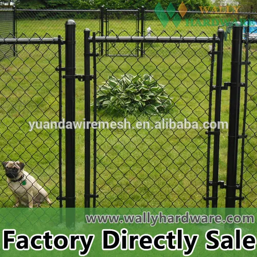 Hebei Anping design grill PVC coated fence gate /Lowes Chain Link Fence Gate