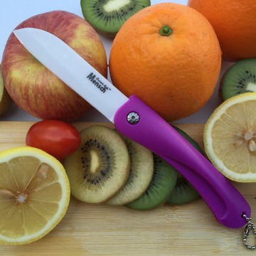 Hot sale kitchen Fruit knife Ceramic Folding Knife