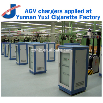 OEM 24V 180A intelligent rapid lithium battery charger for automated guided vehicles