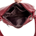 Popular Western Style Ladies Leather straw Shoulder Bag