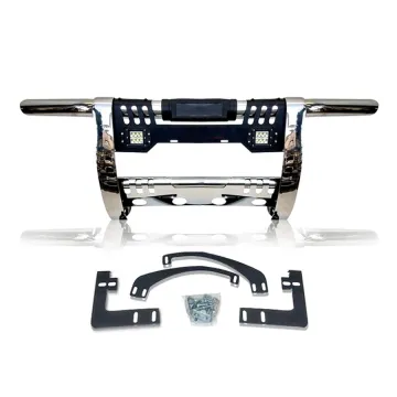 Factory Direct Stainless Steel Front Bumper Bull Bar for Hilux Revo 4x4 Pickup
