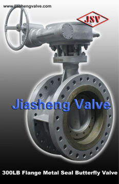 300LB ASTM Metal Seal butterfly valve China Exporter