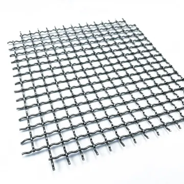 Fully Automatic Hydraulic Crimped Wire Mesh and 200 Micron Stainless Steel Weaving