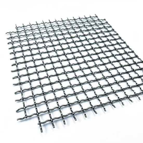 Fully Automatic Hydraulic Crimped Wire Mesh and 200 Micron Stainless Steel Weaving Mesh