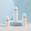 PP Airless Vacuum Pump Bottles with Gold Ring