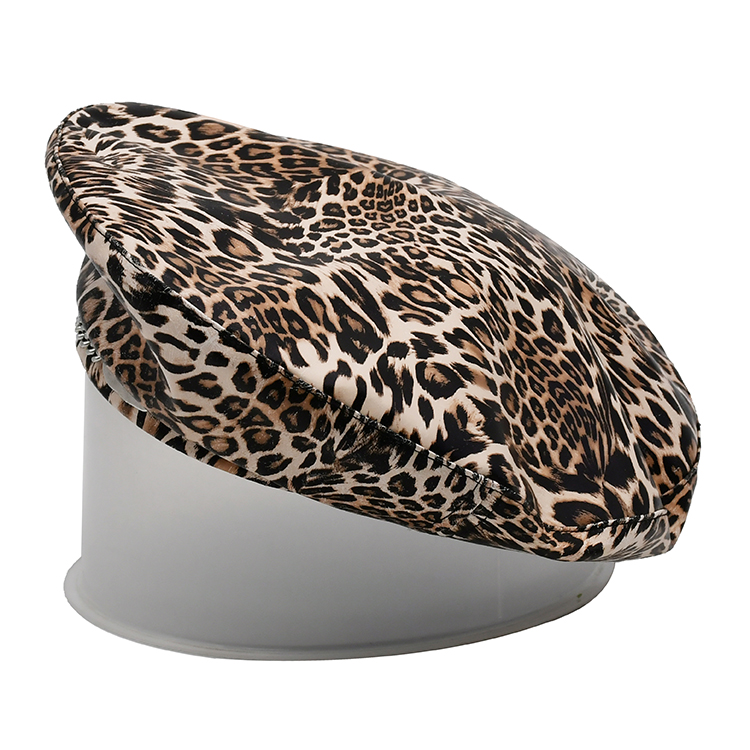 Leopard Print Beret 5