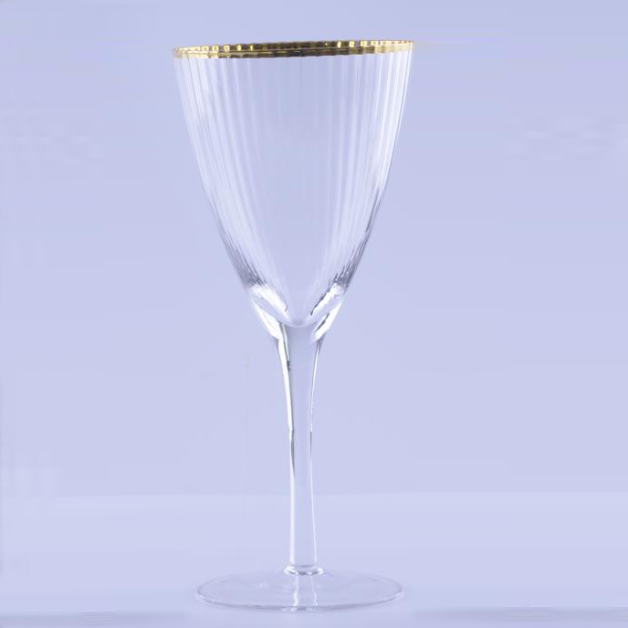 gold Rim Champagne Glasses