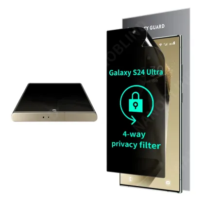 4 Way Anti-Peeping Matte PET Screen Protector for Samsung S24 Ultra