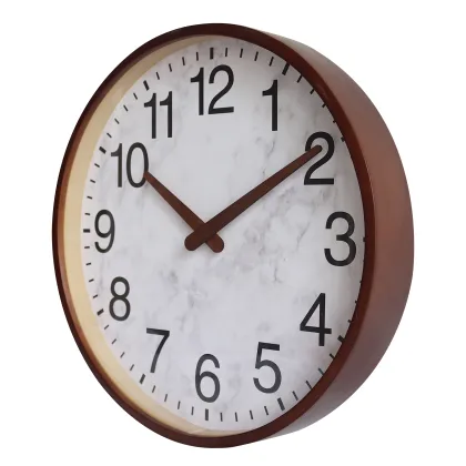 Nordic Silent Wooden Wall Clock