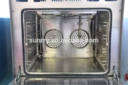 Professional bakery equipment 6 trays combination commercial roaster biscuit baking rational combi steam oven