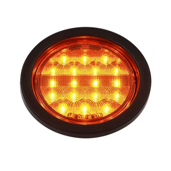 4 Inch LED Trailer Trucks Tail Light Round Stop Brake Turn Lights Round Reverse
