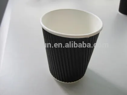 Disposable corrugated paper cup/corrugated paper cup/ripple paper cup (8oz)