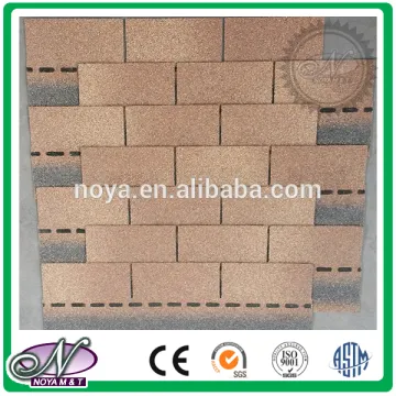 Sepia classic architectural roofing shingles decorative asphalt shingles made in China