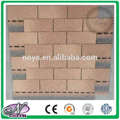 Fiberglass asphalt roofing Shingles coloured glaze china asphalt roofing shingles with high quality