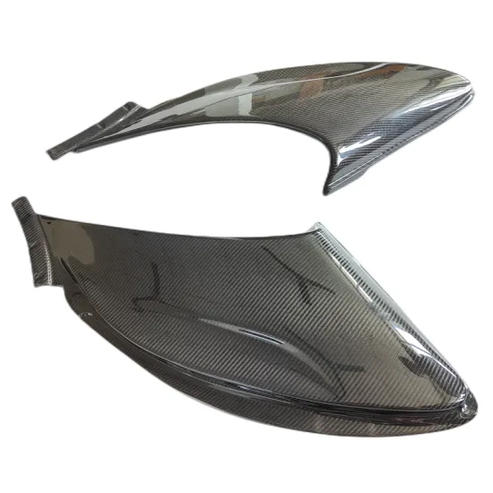 3K Diagonal Woven Carbon Fiber Side Rear Fender Vent for McLaren 650S MP4-12C Body Kit
