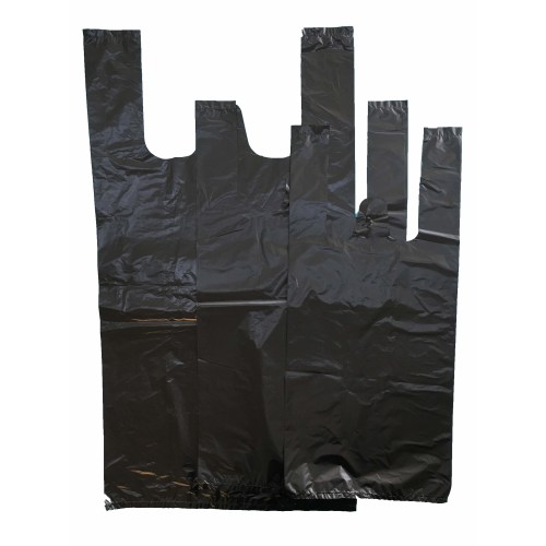 HDPE Carrier Bag with Gusset (5+12 X 16 inch X 0.014 mm)