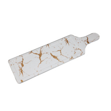 Melamine Dessert Marble Decal Tray